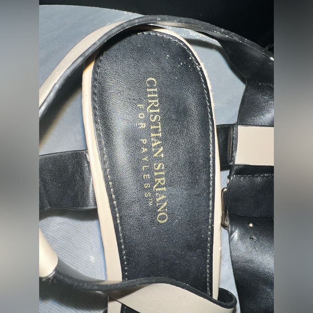 Christian Siriano Beige Strappy Sandals - Picture 6 of 7